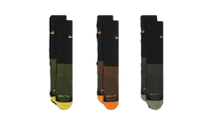 RUNNING CREW SOCKS 3-PACK "Black/Olive/Orange/Yellow" DD9240 909