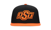 NCAA Team 2 Tone 2.0 Snapback Cap "Oklahoma State Cowboys - Black" HS5400 OSUBLCK