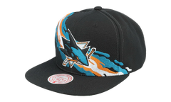 NHL Vintage Paintbrush Snapback Cap "San Jose Sharks - Black" 6HSSSH22087 SJSBLCK
