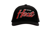 NBA Team Script 2.0 Stretch Snapback Cap "Miami Heat - Black" HHSS3281 MHEYYPPPBLCK