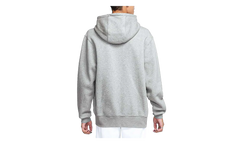 Club Full-Zip Fleece Hoodie "Dark Grey Heather /Light Smoke Grey / White" FN3861 063