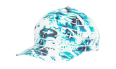 Azalea Fitted Hat "Floral Print Emerald" FOS901081 9FT
