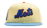 59FIFTY New York Mets 25th Anniversary Fitted Hat "Soft Yellow / Sky Blue / Gray" NE487