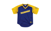 NBA Final Seconds Mesh V-Neck Shirt "Golden State Warriors - Blue" BA87OQ GSW B JXY