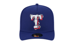 59FIFTY Texas Rangers Fence A-Frame Fitted Hat "Blue" 60693493