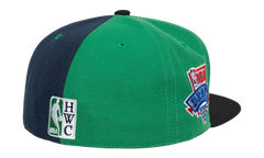 NBA TRI Cycle Fitted Cap "Dallas Mavericks - White / Black" 6HSFDX21127 DMAWHBK