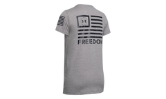 Freedom Banner T-Shirt WMNS "Steel Light Heather / Black" 1352160 035