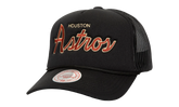 MLB Cooperstown Script Trucker Cap "Houston Astros - Black" HT8216 HASBLCK