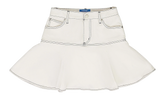 Flared Denim Skirt WMNS "White" 95 CSO 0005