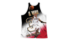 NBA Behind The Back Jersey "Philadelphia 76ers Allen Iverson" MSTKMI19002 P76WHITAIV