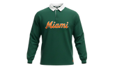 EE RUGBY CORE POLO "MIAMI - Green/Orange" EE741