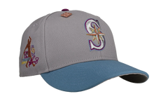 59FIFTY Seattle Mariners "The Kid" Ken Griffey Jr. Fitted Hat "Grey / Blue Metallic" NE426