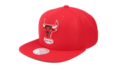NBA Hardwood Classics Team Ground 2.0 Snapback Cap "Chicago Bulls - Red" HHSS3258 CBUYYPPPRED1
