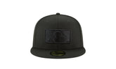 MLB Batterman Logo Blackout Basic 59FIFTY Fitted Hat "Black" 11591133