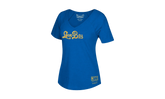 NBA Love The Bay V-Neck T-Shirt WMNS "Golden State Warriors - Royal" BWVTBA18253 GSWROYA