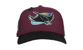 59FIFTY Tampa Bay Rays Tropicana Field Fitted Hat "Plum / Black" NE391