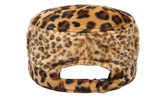 Faux Fur Giraffe Print Cap "Multicolor" DT472