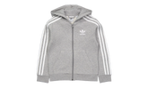 Originals Full Zip Hoodie GS "Medium Grey Heather / White" DH2702