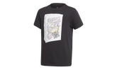 Originals Graphic Tee GS "Black / Real Blue / Flash Orange" ED7840