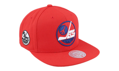 NHL Alternate Flip Snapback Cap "Winnipeg Jets - Red" 6HSSDX22015 WJERED1