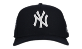9FIFTY New York Yankees 2000 Team Color A Frame Snapback Hat "Black (Grey Brim)" NE480