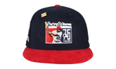 59FIFTY Jackie Robinson Act Accordingly Collection Ebbets Field Patch Fitted Hat "Navy / Red" NE135