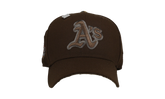 59FIFTY Oakland Athletics 1989 World Series Fitted Hat "Walnut / Real Tree - Visor" NE345