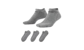 Everyday Plus Cushioned Training No-show Socks (3 Pairs) "Grey / Black" SX7673 064