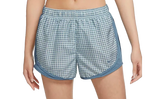 TEMPO GINGHAM RUNNING SHORTS WMNS"Blue" DH3067 424
