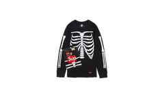 Hanes® Bones Thermal Crew (1 Pack) "FW24 Black" SU739