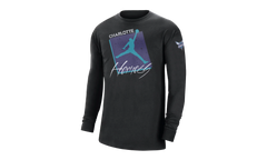 NBA Charlotte Hornets Courtside Statement Edition Max 90 T-Shirt "Black" DZ5555 010