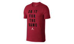 Jordan "Do It For The Game" Basketball T-Shirt "Red / Black" 878388 687