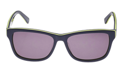 Rectangle Sunglasses "Blue/Yellow" L683S-414