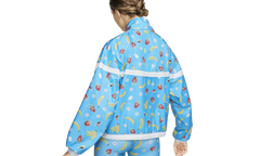 Sportswear Woven Printed Jacket WMNS "Light Current Blue" CJ3719 487