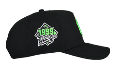 9FIFTY New York Yankees 1999 World Series A Frame Snapback Hat "Slime Green" NE263
