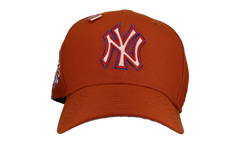 59FIFTY New York Yankees 2008 World Series Fitted Hat "Burnt Orange / Metallic" 123451299941