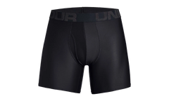 Tech 6" 2-Pack Boxerjock "Black / Black" 1327415 001