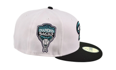 59FIFTY Arizona Diamondbacks Grape Fitted Hat "White" 70947482