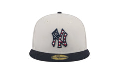 New York Yankees Independence Day 2024 59FIFTY Fitted Hat "Grey" 60506385