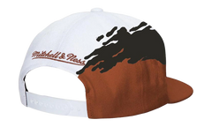 NCAA Paintbrush Snapback Cap "Texas Longhorns - White / Orange" HHSS3302 UTAYYPPPWHOR