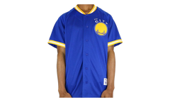 NBA Golden State Warriors Seasoned Pro Mesh Button Up "Golden State Warriors - Blue" 418TA3103AGSWIH