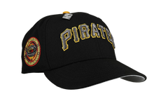 59FIFTY Pittsburgh Pirates Three Rivers Stadium Metallic Script Fitted Hat "Black" NE355