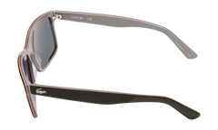 Rectangle Sunglasses "Shiny Black" L705S-003