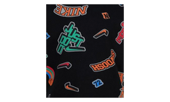 Swoosh 'Just Do It' Tee GS "Black / Multicolor" 86M360 023
