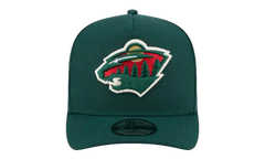 9FIFTY Minnesota Wild NHL A Frame Snapback Hat "Dark Green" NE166