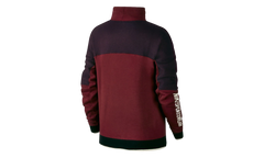 Sportswear Archive Half Zip Pullover Hoodie WMNS "Burgundy / Black" 855701 677
