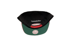 NCAA Logo Bill Snapback Cap "Ohio State Buckeyes - Black / Red" HHSS4533 OSTYYPPPBKRD