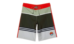 21" Striped 1975 Boardshort "Dark Brush Color Block" FOA400108 94F