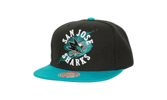 NHL Circle Splash Snapback Cap "San Jose Sharks - Black" HHSS7229 SJSYYPPPBLCK