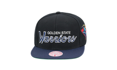 NBA Hardwood Classics Script 2.0 Snapback Cap "Golden State Warriors - Black" HHSS3282 GSWYYPPPBLCK